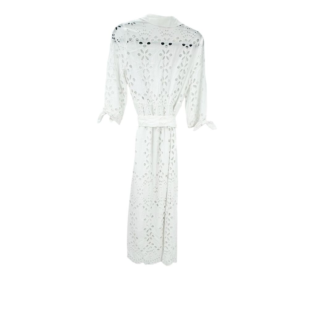 Lilly Pulitzer Amrita Eyelet Midi Dress Resort White Soiree Eyelet Size 2 NWOT - Picture 6 of 13